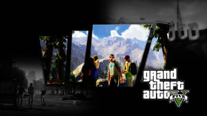 In-game Gta V Collage Wallpaper