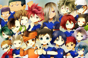 Inazuma Eleven Characters Collage Wallpaper