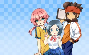 Inazuma_ Eleven_ Characters_ Posing Wallpaper