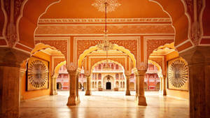 Indian Aesthetic Arches Wallpaper