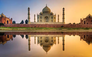 Indian Aesthetic Taj Mahal Wallpaper