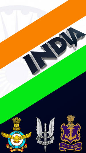 Indian Armed Forces With Balidan Badge Wallpaper