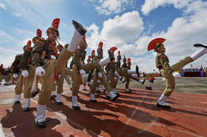 Indian Army Goose Step Wallpaper