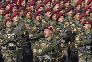 Indian Army Red Berets Platoon Wallpaper