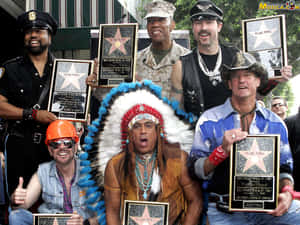 Indian Costume With Village People Wallpaper