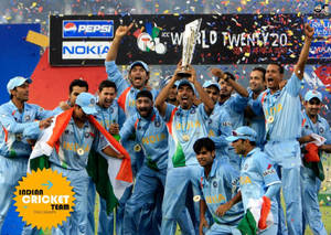 Indian Cricket Championship Celebration Wallpaper