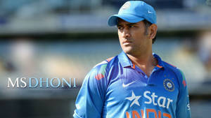 Indian Cricket Player Ms Dhoni Wallpaper