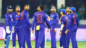 Indian Cricket Team Huddle Wallpaper