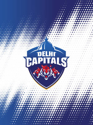 Indian Cricket Team Logo Delhi Capitals Wallpaper