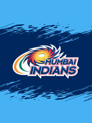 Indian Cricket Team's Logo In Vibrant Hues Wallpaper