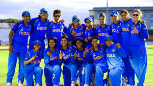 Indian Cricket Women's Baseball Team Wallpaper