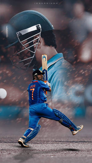 Indian Cricketer Ms Dhoni Hd Wallpaper