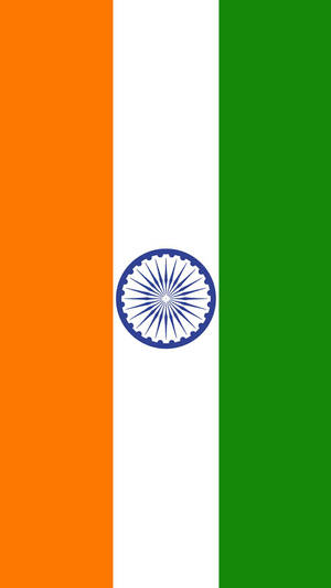 Indian Flag Mobile Vertical Pattern Wallpaper