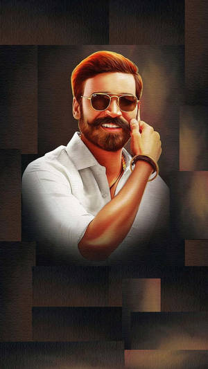 Indian Hero Hd Dhanush Wallpaper