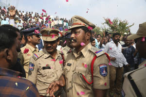 Indian Police During Festival Wallpaper