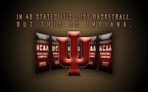 Indiana Hoosiers Championships Celebration Wallpaper