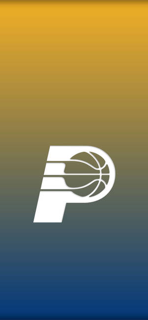 Indiana Pacers Minimalist Team Logo Wallpaper