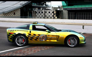 Indianapolis 500 Corvette Sportscar Wallpaper