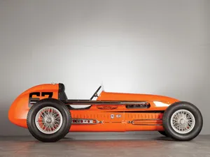 Indianapolis 500 Orange Race Car Wallpaper
