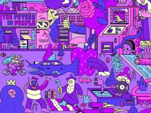 Indie Desktop With Retro Aesthetic Wallpaper