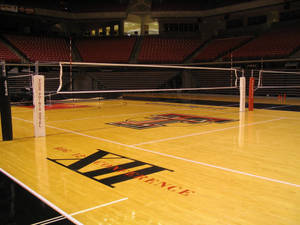 Indoor Court Volleyball 4k Wallpaper