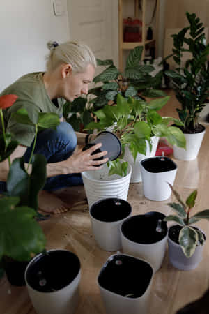 Indoor Plant Care Routine Wallpaper