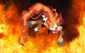 Infernape On Fire Wallpaper