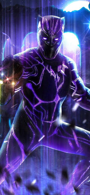 Infinity Gauntlet Black Panther Android Wallpaper