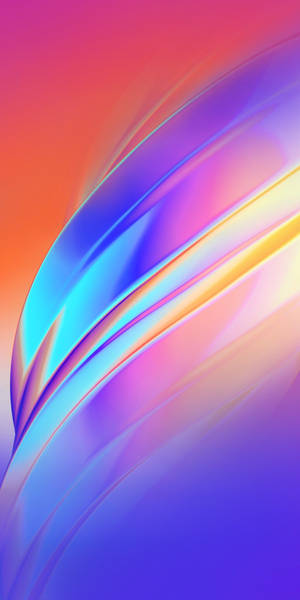 Infinix Abstract Holographic Lines Wallpaper