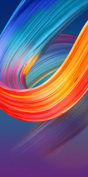 Infinix Holographic Waving Fluids Wallpaper