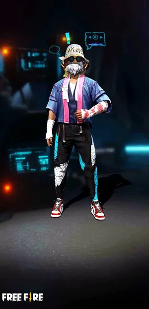 Influencer Free Fire Sakura Wallpaper