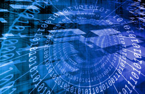 Information Technology Abstract Binary Wallpaper