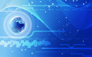 Information Technology Globe Network Wallpaper