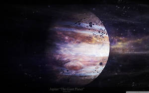 Informational Poster Of Jupiter Wallpaper