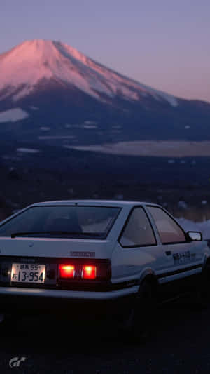 Initial D Racing Car Anime Phone Wallpaper Wallpaper