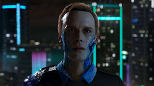 Injured Connor In Detroit: Become Human Wallpaper