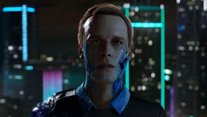 Injured Connor In Detroit: Become Human Wallpaper