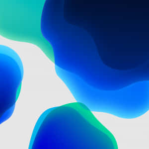 Ink Waves Blue Iphone Xr Wallpaper