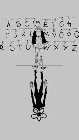 Inked Art Eleven Stranger Things Wallpaper