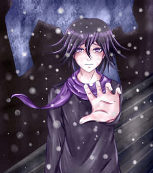 Innovative Kokichi Ouma Digital Art Wallpaper Wallpaper