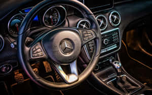 Inside Car Detailed Wallpaper