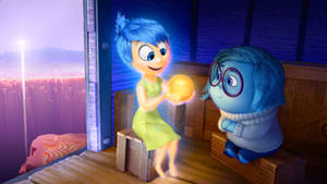 Inside Out Joy And Sadness Wallpaper