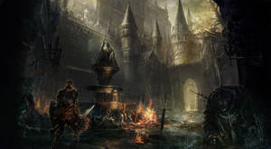 Inside The Castle In Dark Souls 3 Wallpaper