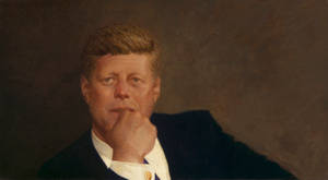 Inspirational Portrait Of John F Kennedy Wallpaper