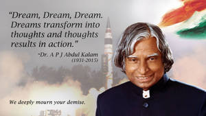 Inspiring Abdul Kalam Hd Image Wallpaper