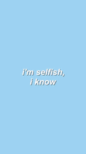 Inspiring Blue Aesthetic Quote Iphone Wallpaper Wallpaper