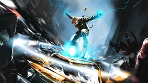 Intense Action Anime With An Epic Story Wallpaper