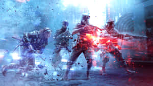Intense_ Battlefield_ Action Wallpaper