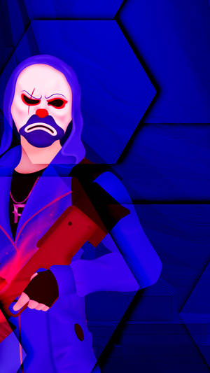 Intense Blue Criminal Bundle Character Animation Wallpaper