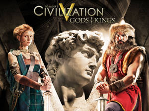 Intense Gameplay Of Civilization 5: Gods And Kings Wallpaper
